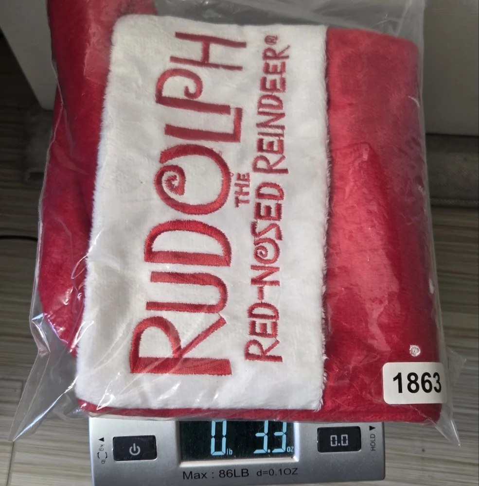 Dan Dee Rudolph The Red Nosed‎ Reindeer Christmas Stocking Embroidery